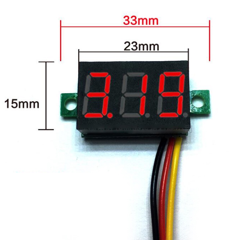 # Kaos T-Shirt Wanita Lengan Pendek Motif Print #Voltmeter Mini DC 0-100V 3 Kabel Dengan Panel LED