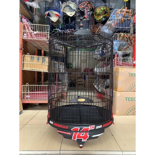 SANGKAR KANDANG MURAI BNR 14 TH PVC DECAL ORIGINAL NO 2