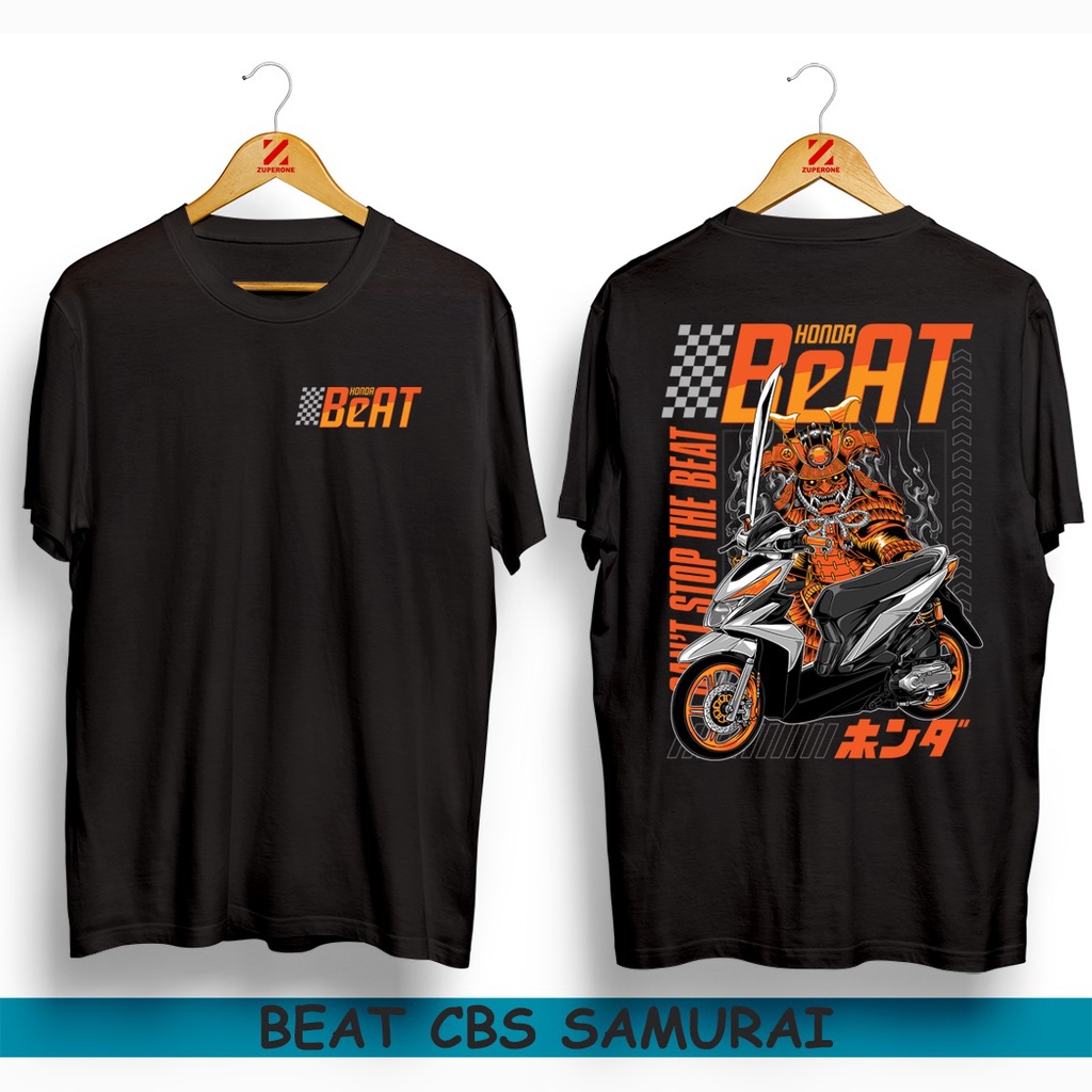 KAOS DISTRO PRIA SUNMORI HONDA BEAT CBS SAMURAI BANGKAOS