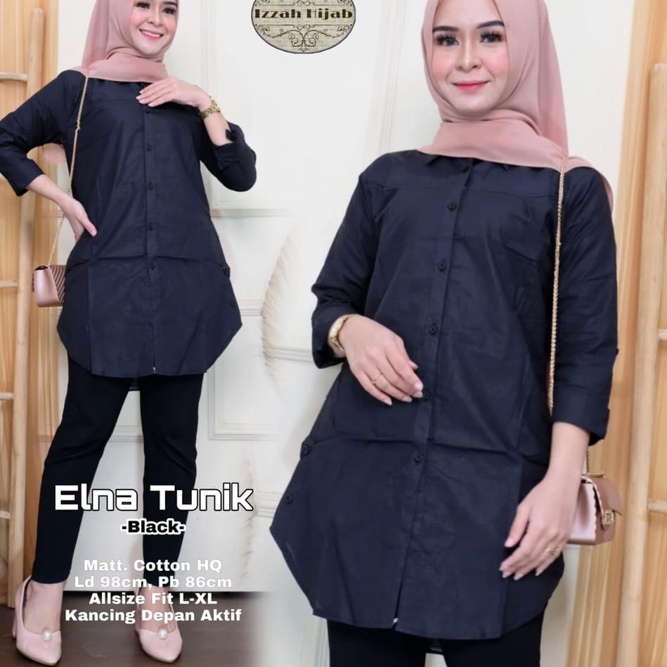 Slk31au22ᵂ • ATASAN WANITA LD 100 PB 85 size XL TUNIK JUMBO LD 120 KATUN Putih POLOS  KancingBAJU KE