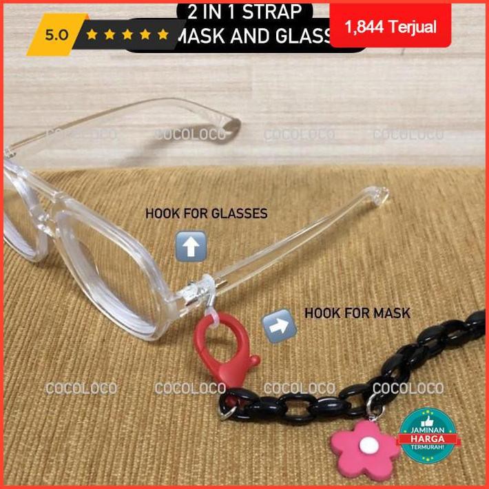 

Extra Cashback 2In1 Tali Masker Tali Kacamata Acrylic Flower Promo