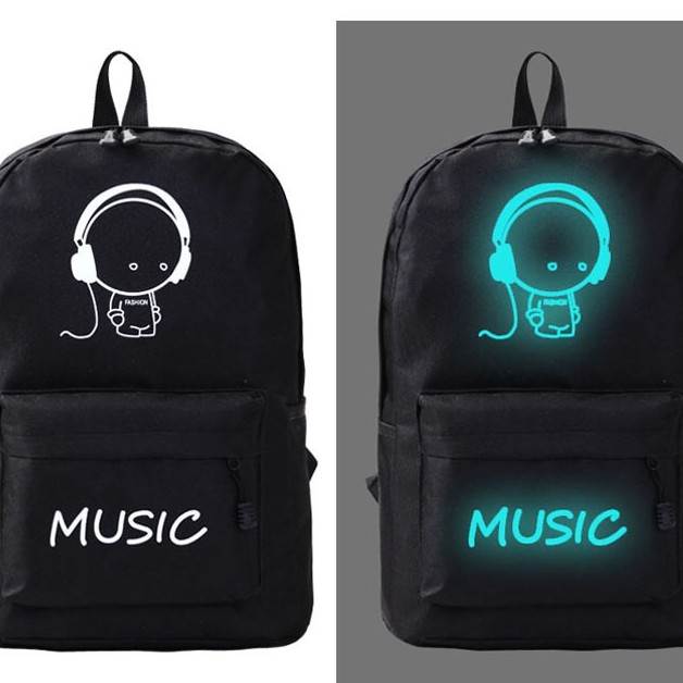 SEPADOO Tas Ransel Backpack Glow in the Dark Berkualitas Impor