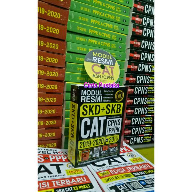 Buku Skd Cat Cpns Modul Resmi Skd Skb Cpns 2020 Cd Shopee Indonesia