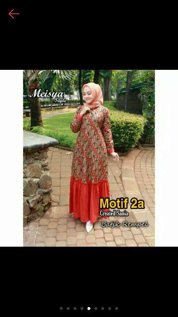 Gamis Batik Arz Terbaru. ..
