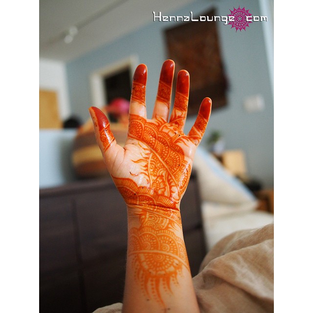 Paket Henna + Cetakan Tangan Golecha Hena Rangeela Rainbow - Orange