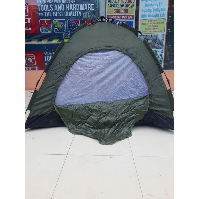 tenda dome otomatis jatah tni-tenda dom tni