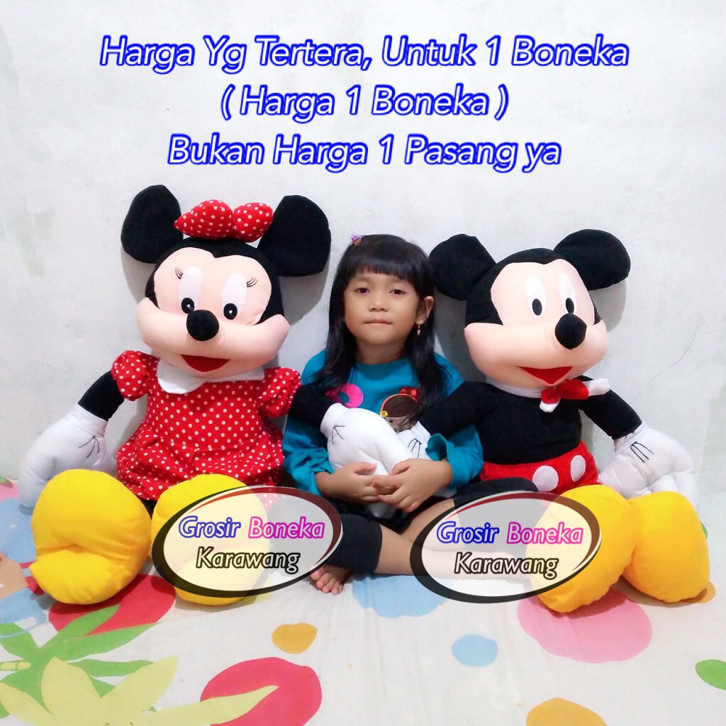 Boneka Mickey Mouse / Minnie Mouse Jumbo