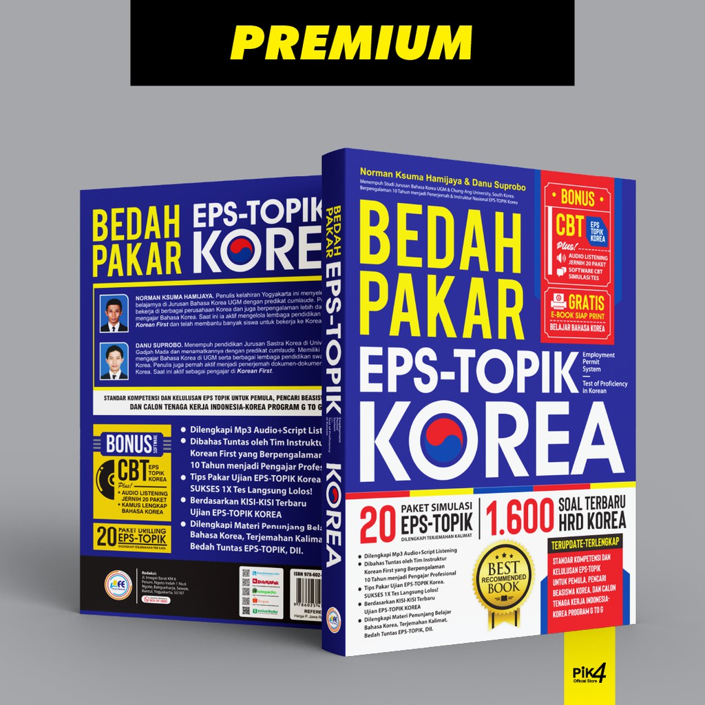 Buku Bedah Pakar Eps Topik Korea Terbaru Full Bonus