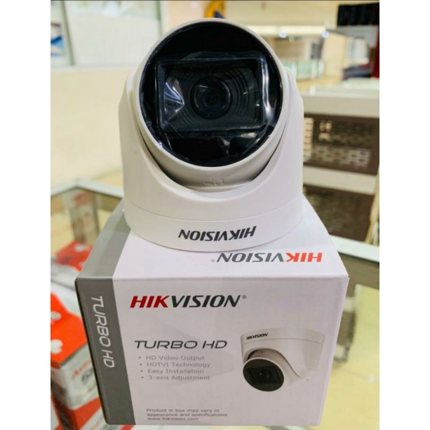 paket cctv hikvision 4 channel 4 kamera 2mp audio series komplit( 2indoor 2outdoor)