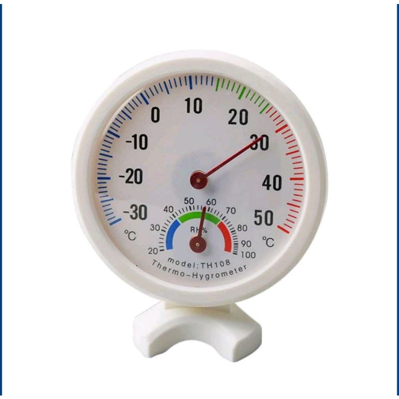 Termometer Ruangan Analog Hygrometer Monitor Kecil