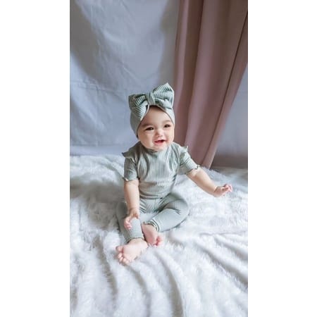 Baby One Set Mango Super Strech  Baju Bayi Murah Usia 3 bulan - 18 bulan