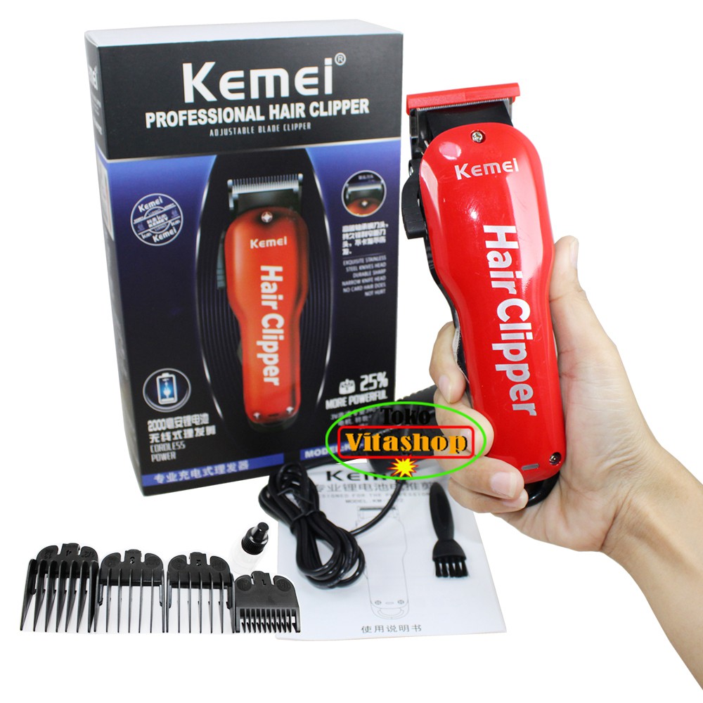 Alat cukur rambut kemei KM -707Z recharger