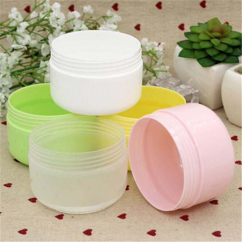 Solighter 5Pcs/lot Pot Krim Wajah Portable Alat Makeup Tutup Dalam Wadah Kosong