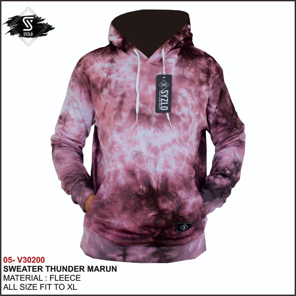 JAKET SWEATER HOODIE MOTIF WASHING PRIA WANITA - JAKET TIE DYE TERBARU - OOTD INDO - JAKET TYEDYE