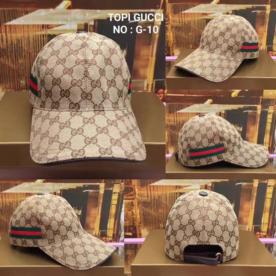 TOPI BASEBALL GUCCI STRIP SAMPING / TOPI PRIA &amp; WANITA