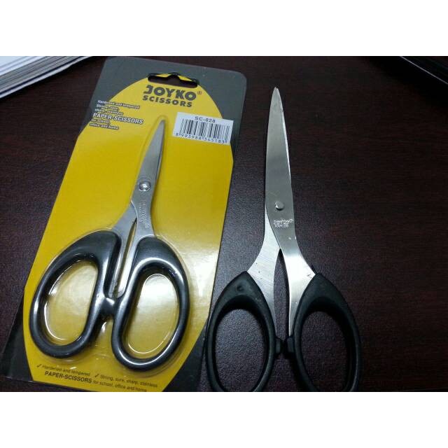 

kertas-pemotong- gunting stainless / paper scissors joyko sc828 -pemotong-kertas.