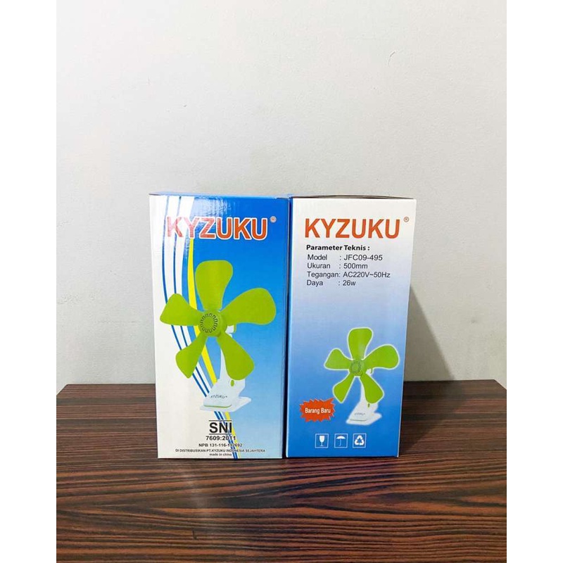 Kyzuku 26w 26 watt Kipas angin duduk Jepit dinding clip 5 fan kyuzuku