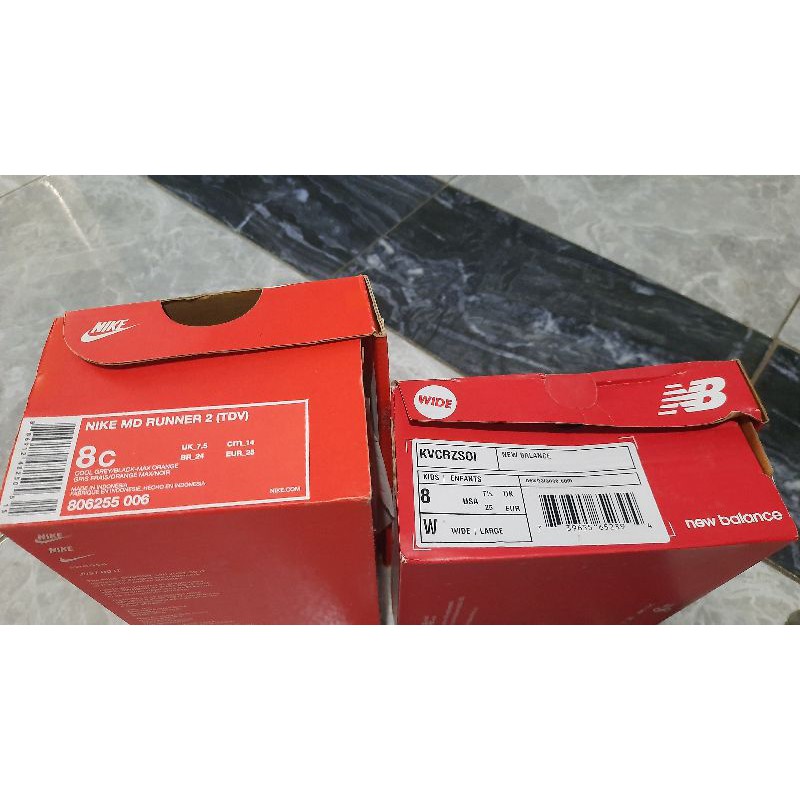 NIKE MD RUNNER 2 AND NEW BALANCE
