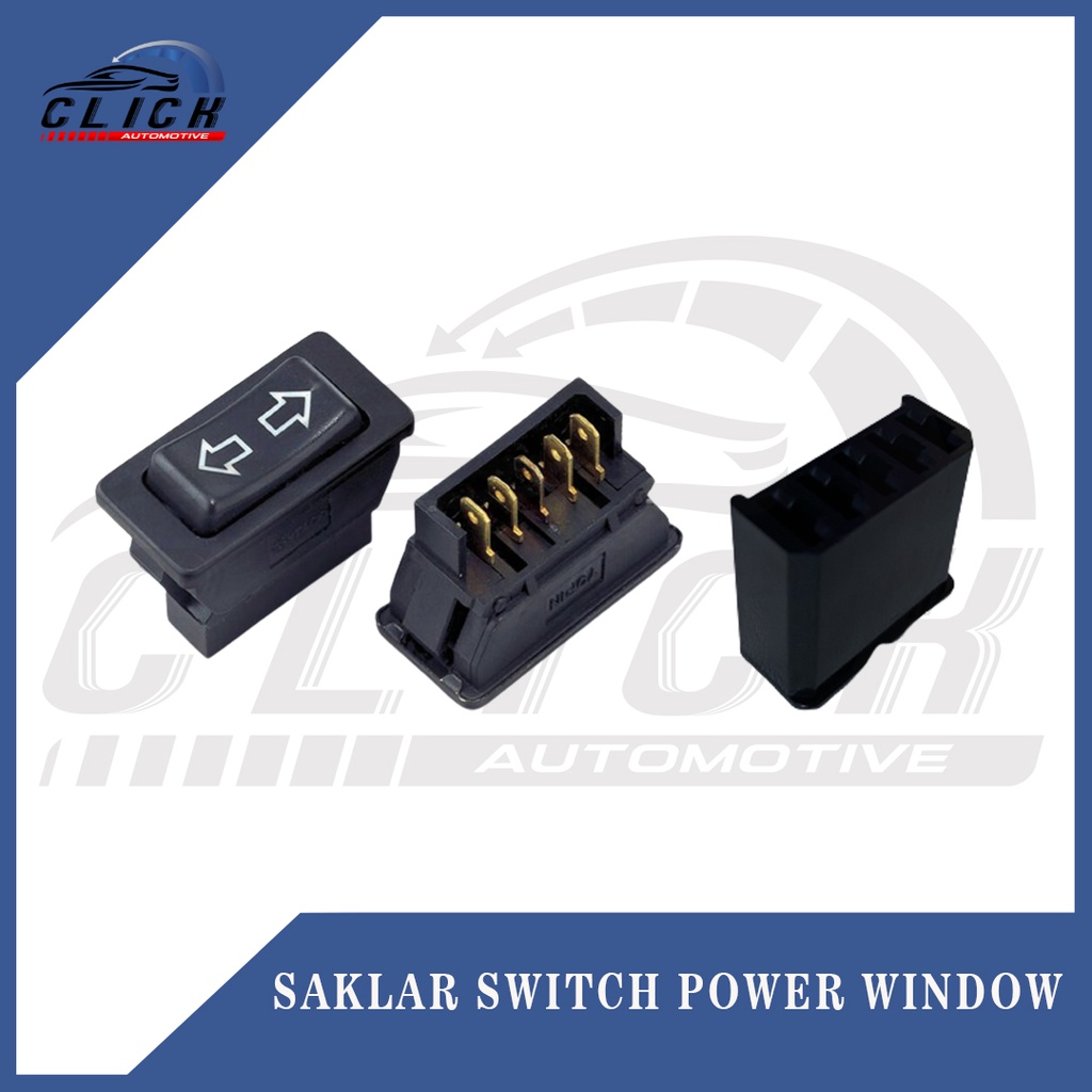 SAKLAR SWITCH POWER WINDOW UNIVERSAL JENDELA MOBIL PENCET ATAS BAWAH