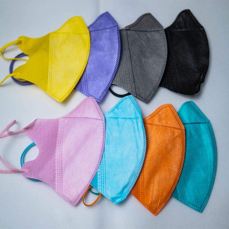 MASKER DUCKBILL ALKINDO GARIS WARNA WARNI ISI 50 PC