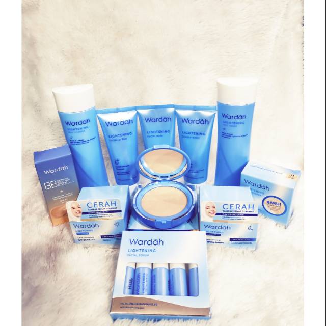 WARDAH PAKET LIGHTENING SERIES ~ WARDAH  PRODUK ORIGINAL 100% ~ PROMOOOO MURAH ~ READY STOK