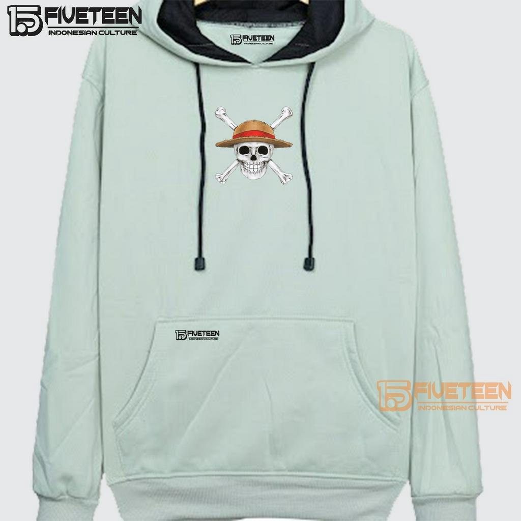 sweater oversize xxxl jumbo wanita warna hijau mint sablon one peace sablon depan belakang fifteen15 hoodie pria distro original brand bahan tebal jaket cowok terbaru 2023 distro zipper hoodie oversize premium fvth