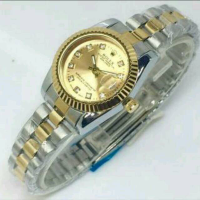 Jam Tangan Wanita Elegan Rolex Simple
