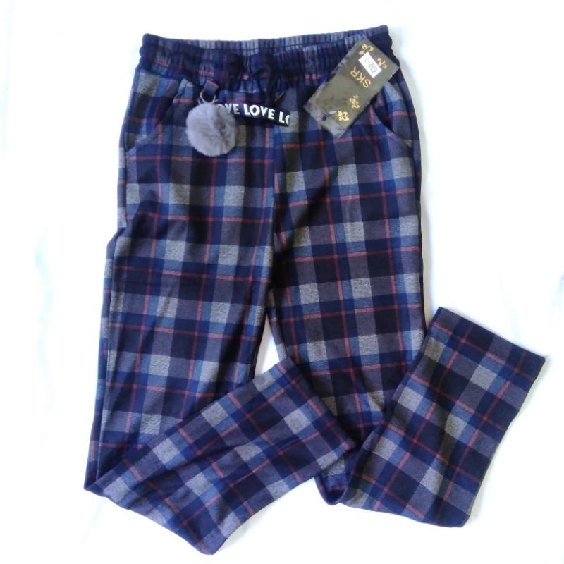 Cod Celana Tartan/celana panjang tartan/tartan/celana kotak/celana kotak wanita/kotak kotak/kotak