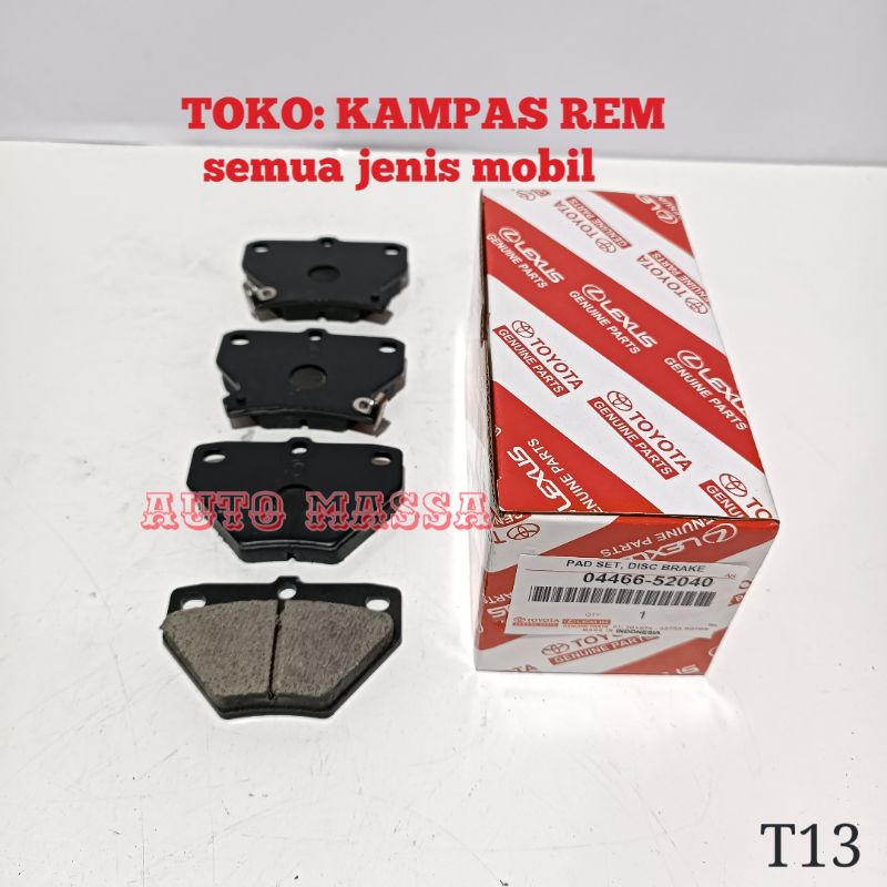 KAMPAS REM BELAKANG VIOS LIMO GEN1 OLD BRAKE PAD REAR VIOS LIMO GEN1 OLD