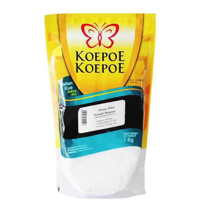 

31.87-Kue- Opaque White (Pewarna Putih) 1Kg -Terlengkap-Termurah-Dijamin.