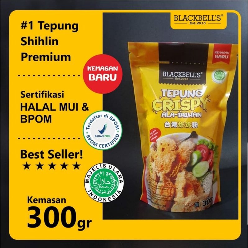 

Tepung shihlin 300 gr/ tepung silin / tepung crispi / tepung crispy