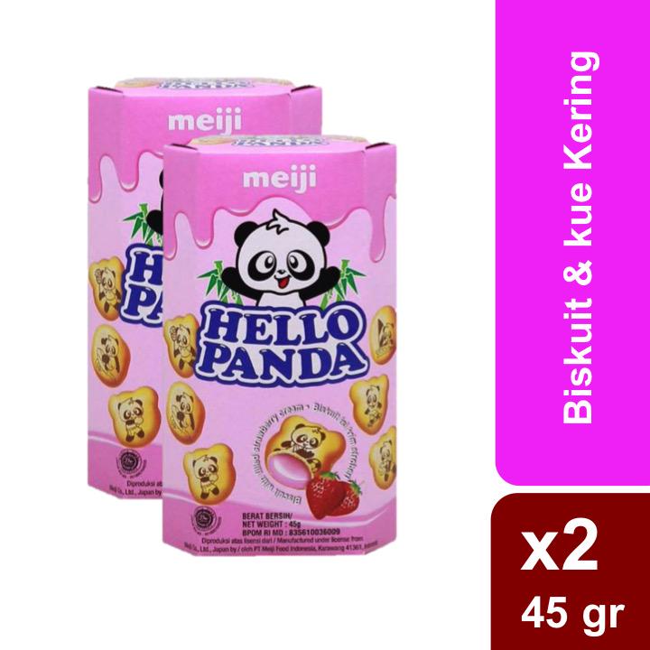 

Hello Panda Strawberry 45gr x2