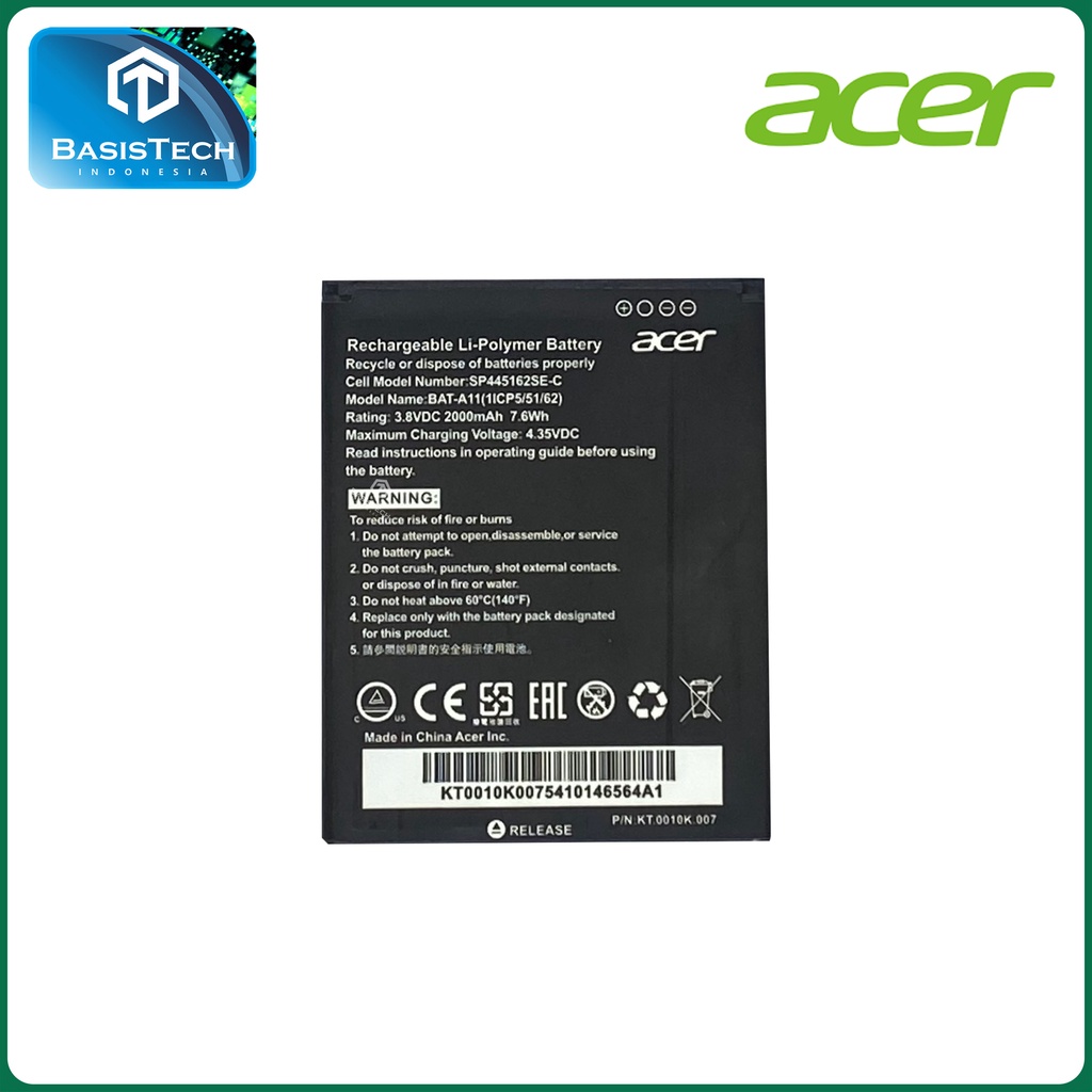 BATERAI ACER Z320 Z330 Z410 BAT-A11 - ORI99 GOOD QUALITY