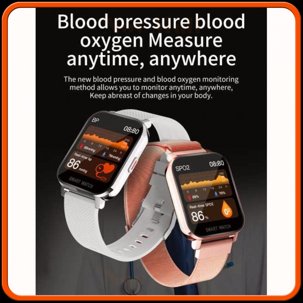 SKMEI Smartwatch Heart Rate Blood Oxygen Stainless Steel - MT28S