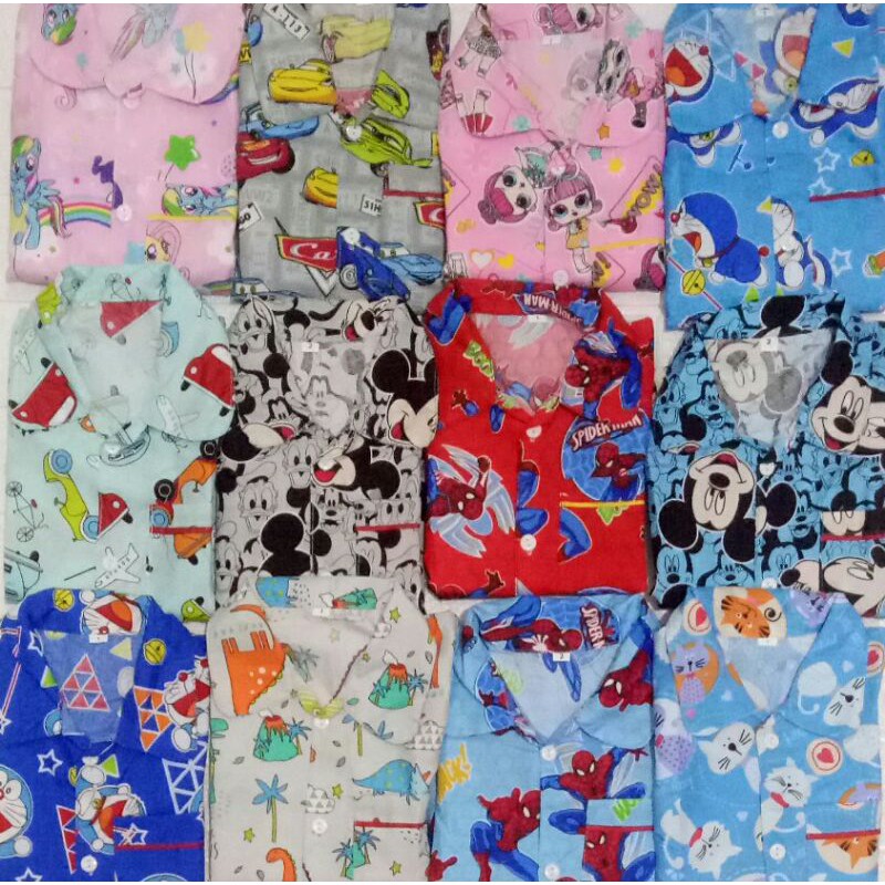 BAJU TIDUR BABY 3 - 12 BULAN BEBAS PILIH MOTIF