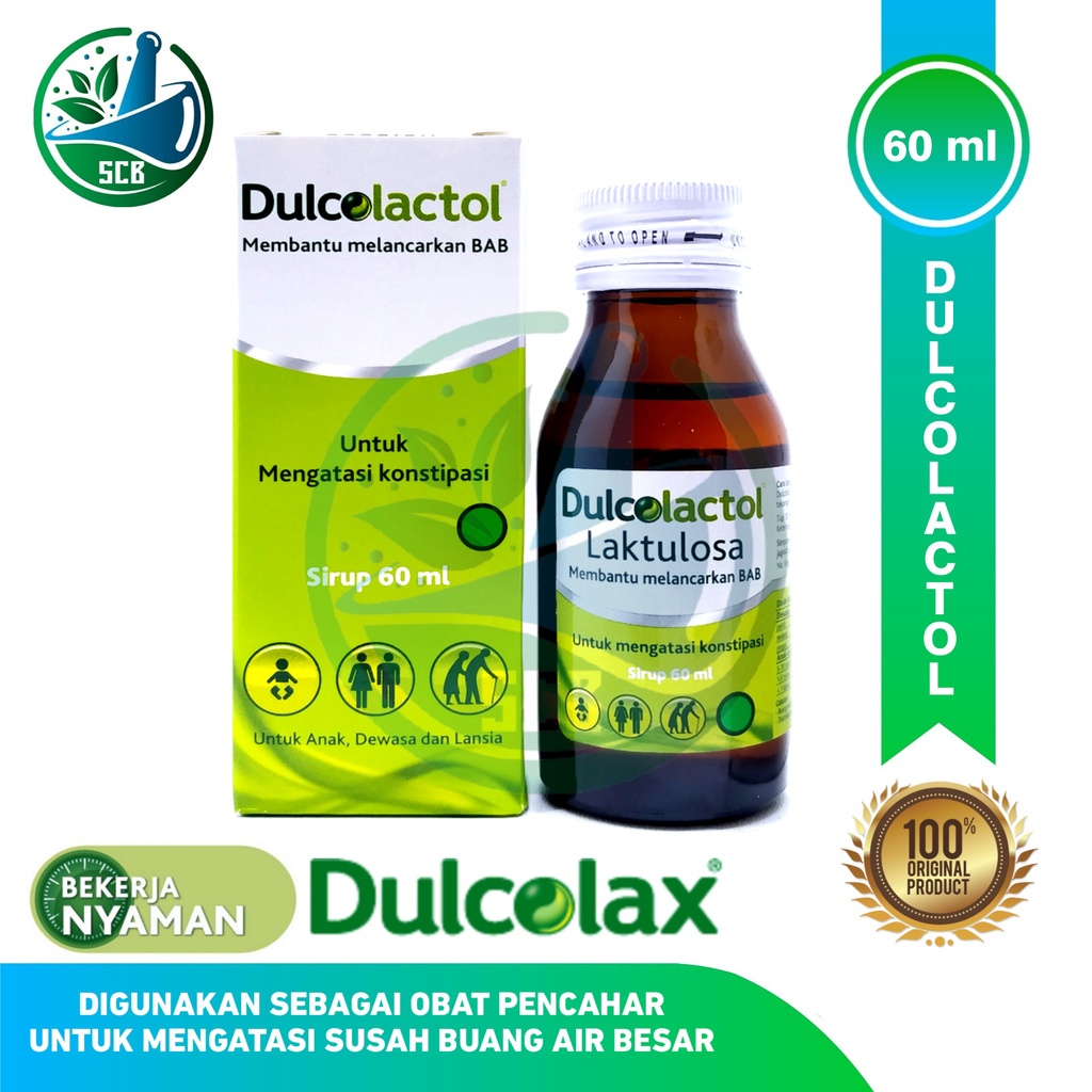 Dulcolactol Sirup 60 mL - Obat Pelancar BAB / Sembelit