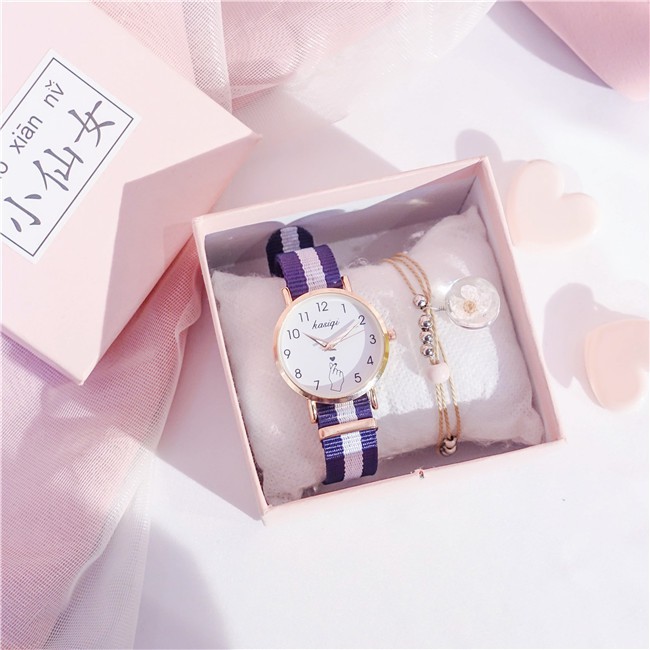 Watchyou Jam Tangan Wanita A0126 Korean Version Of The Simple Student Retro Forest Female Watches