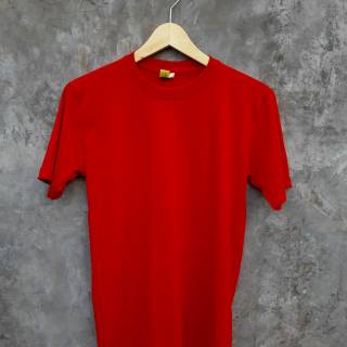  Kaos  polos  dewasa tangan  pendek merah  Shopee Indonesia