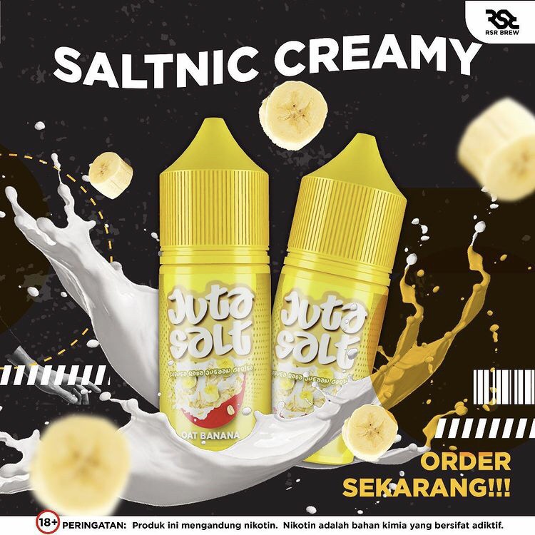 Juta Mild Korean Banana Ice Cream Salt Nic 15ML by RSR Brew x Vape Boss