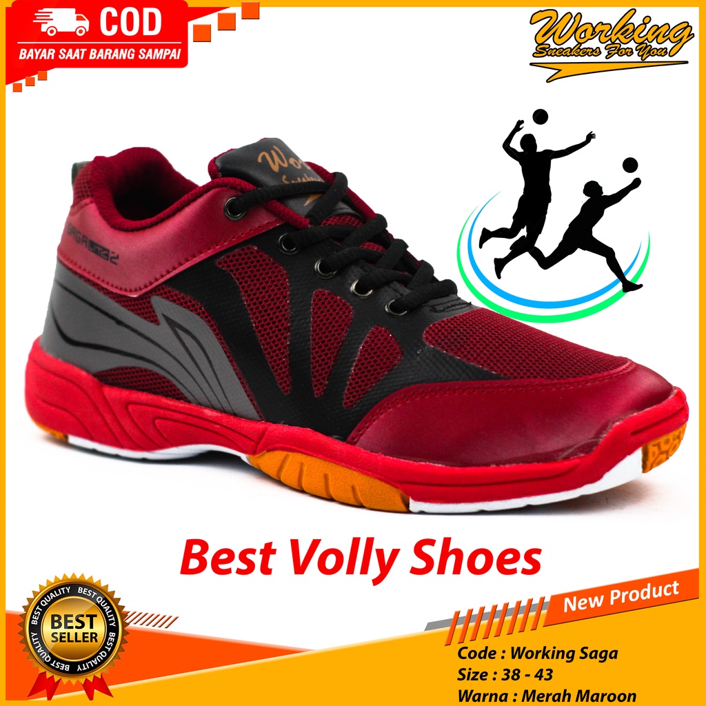 Working Sneakers For You Sepatu Pria Voli Working Saga