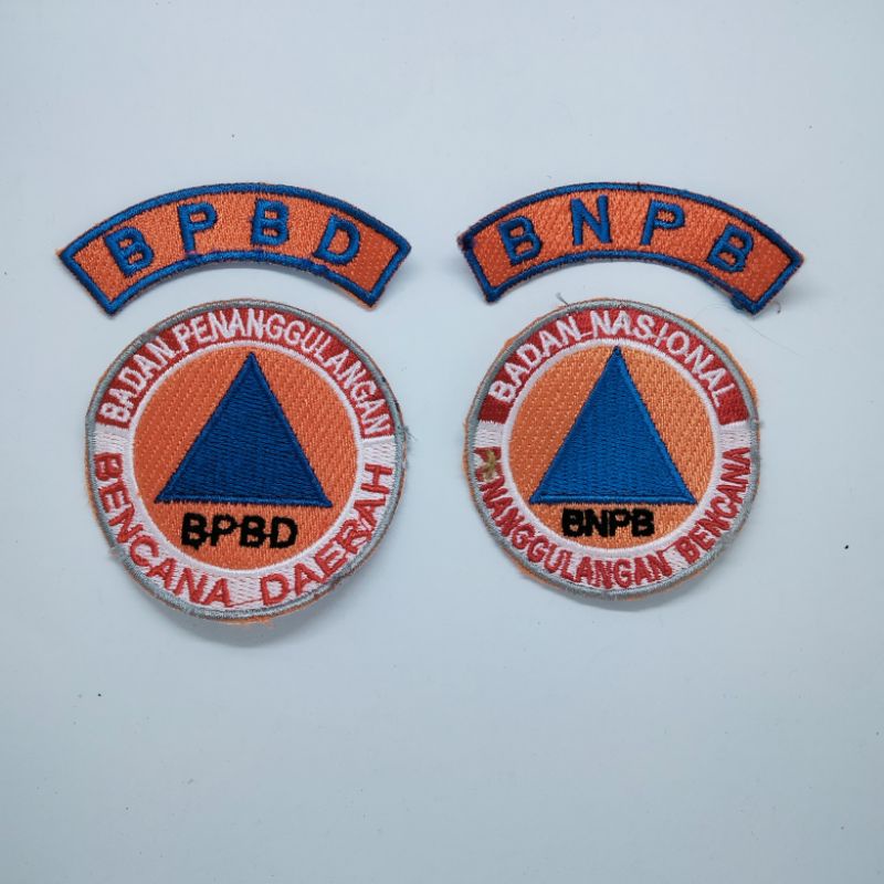 Logo Bordir BNPB / logo BNPB / Bordir Logo BNPB / Bordir BNPB / Logo Bordir BPBD / Logo BPBD / Bordi