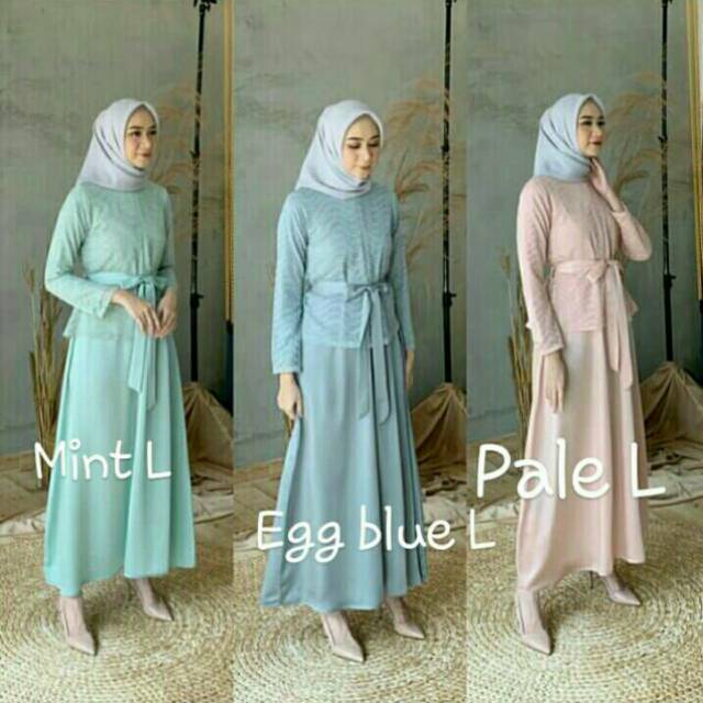 Zyta dress by  Gonegani | Mint L | egg blue L | Pale L
