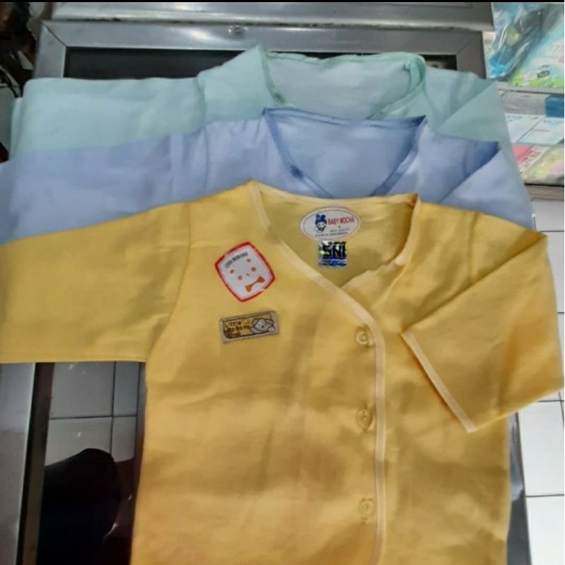 Baju bayi Lengan pendek dan Lengan panjang polos