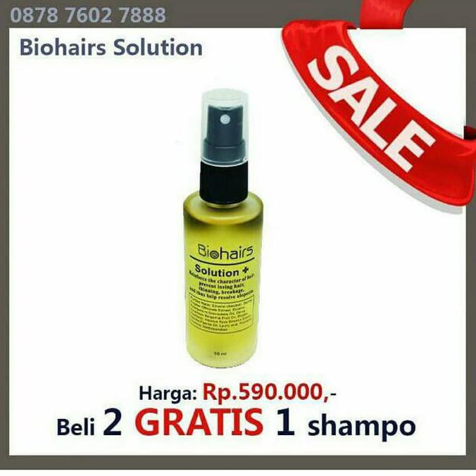 shampoo WII BIOHAIRS BELI 2 free shampo