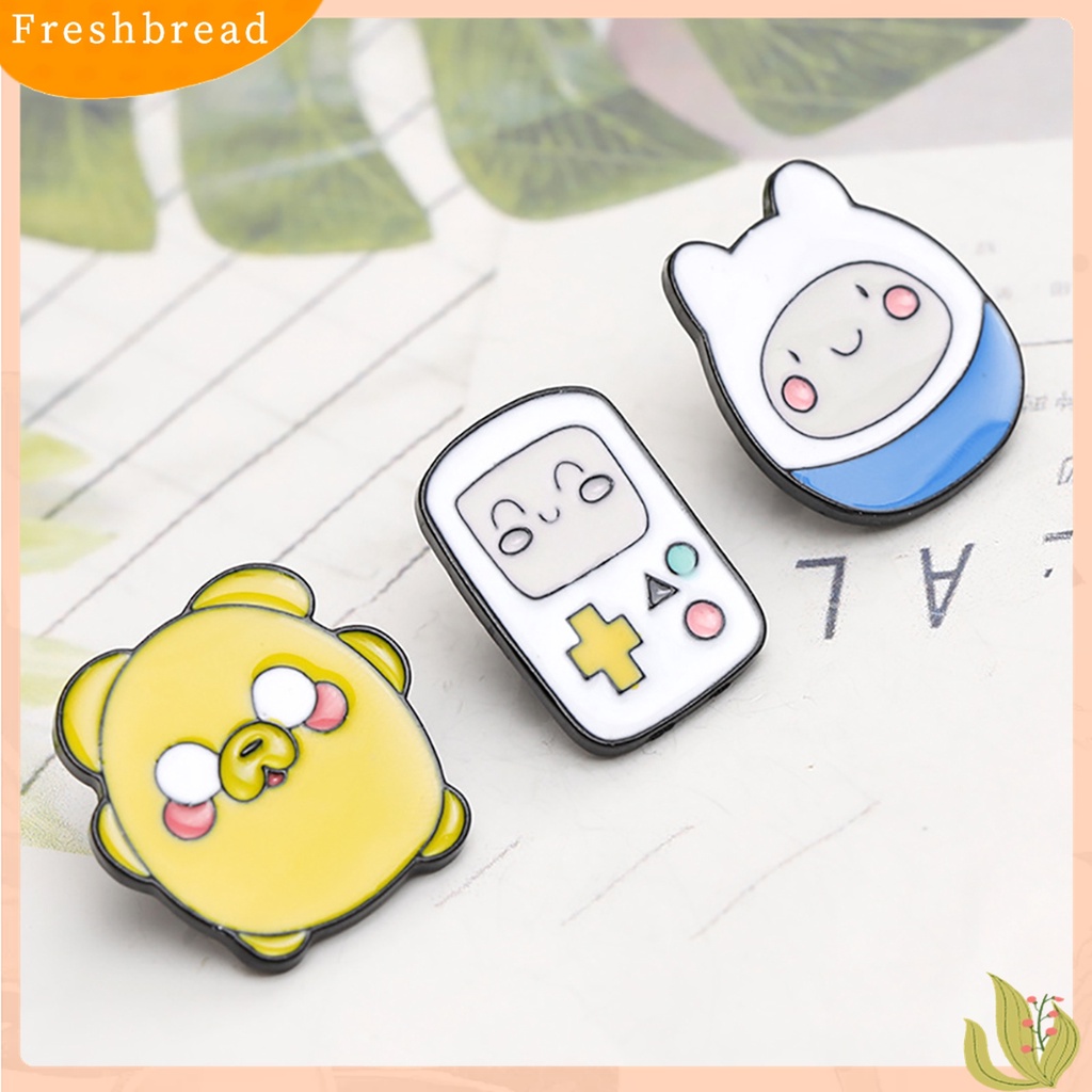 [ TERLARIS]Brooch Unisex Portable Adventure Time Figure Fashion Cartoon Brooch for Party