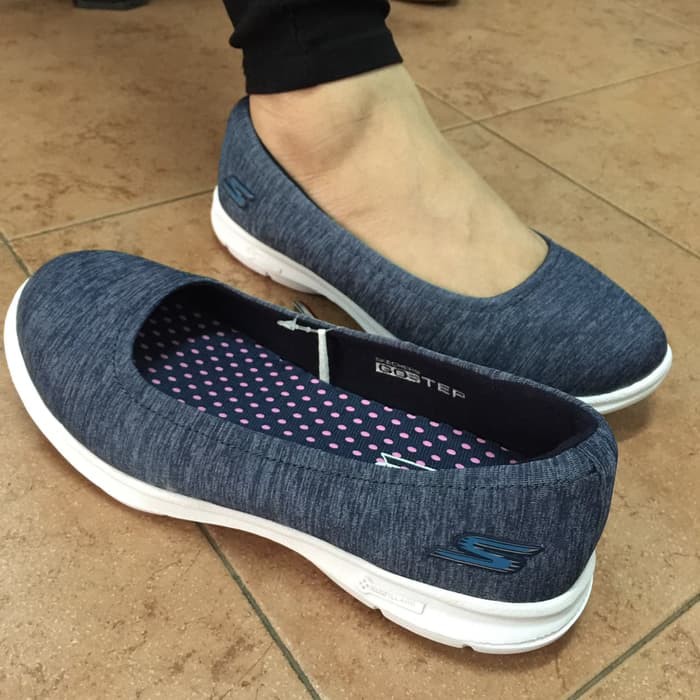 (Sale Stock!) Sepatu Skechers Wanita Flat Balet Skechers G0step - Challenge