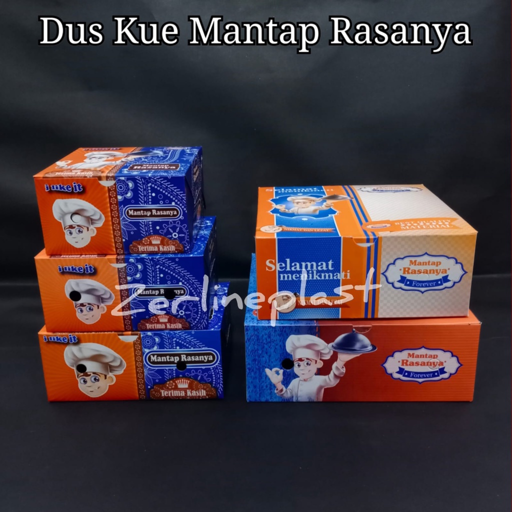 Dus Kue GS MANTAP RASANYA - Box Kue Makanan/Snack