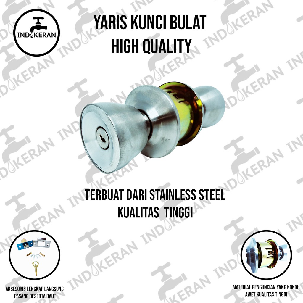 INDOKERAN - Kunci Bulat Round Door - High Quality