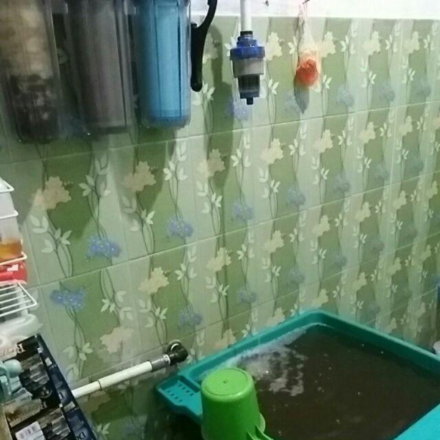 Paket Filter Air 3 Tahap Sedimen,gac,cto- Nanotec 3/4 Clear - Lengkap