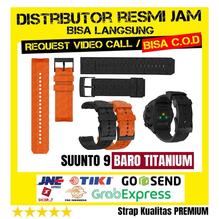 STRAP JAM TANGAN SUUNTO 9 BARO TITANIUM PREMIUM MURAH PISAN